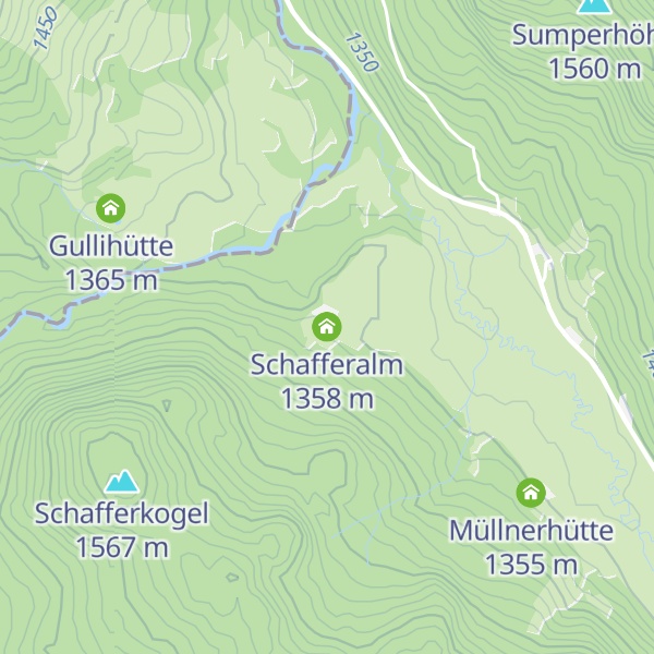 Map of Schafferalm