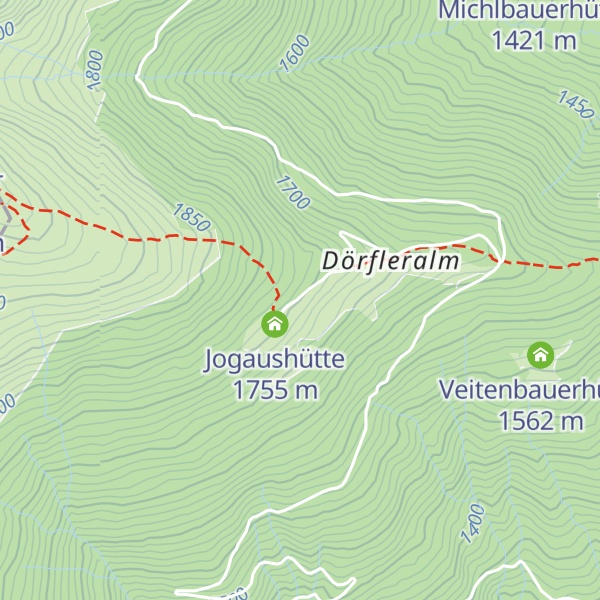 Map of Kaiserhütte