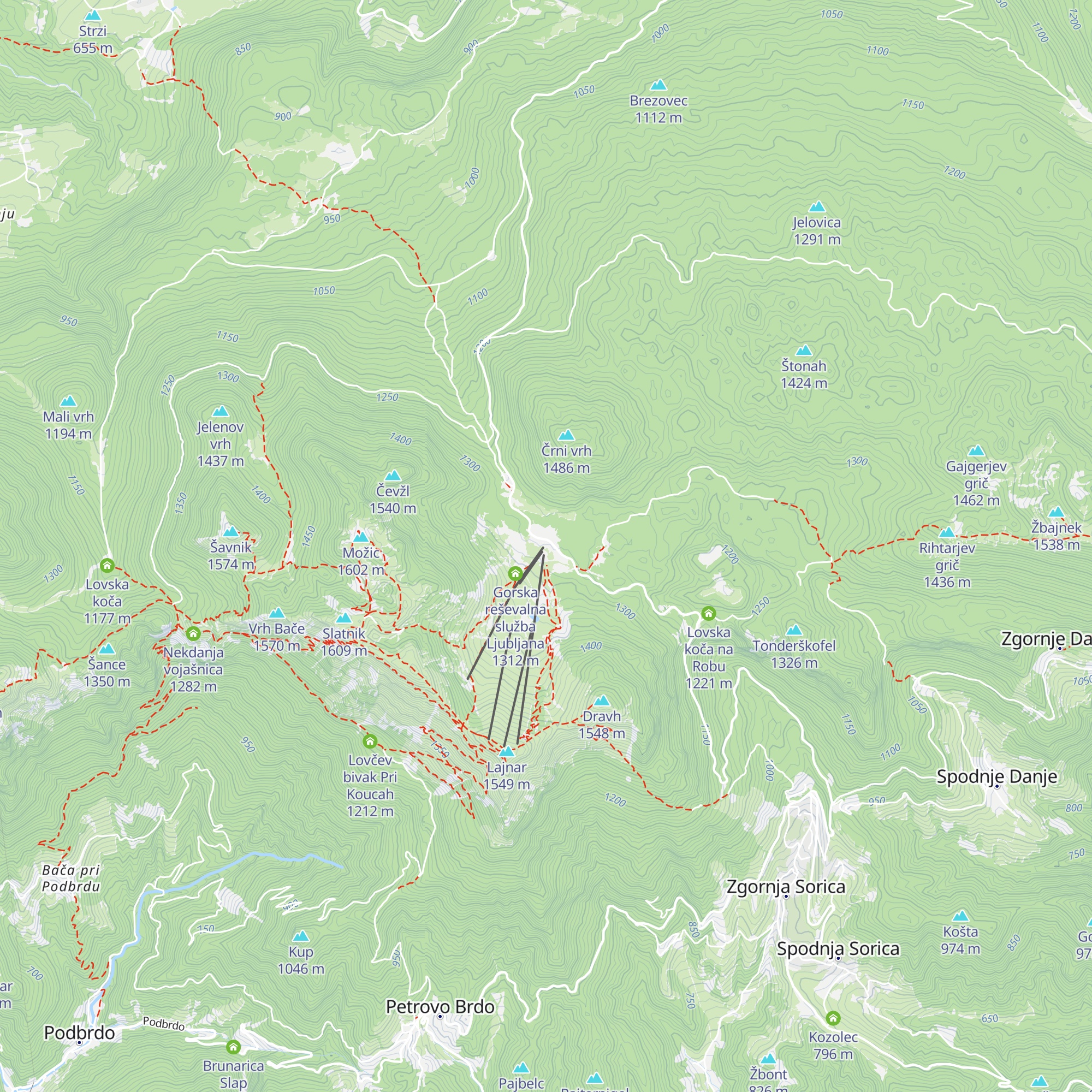 Brunarica map