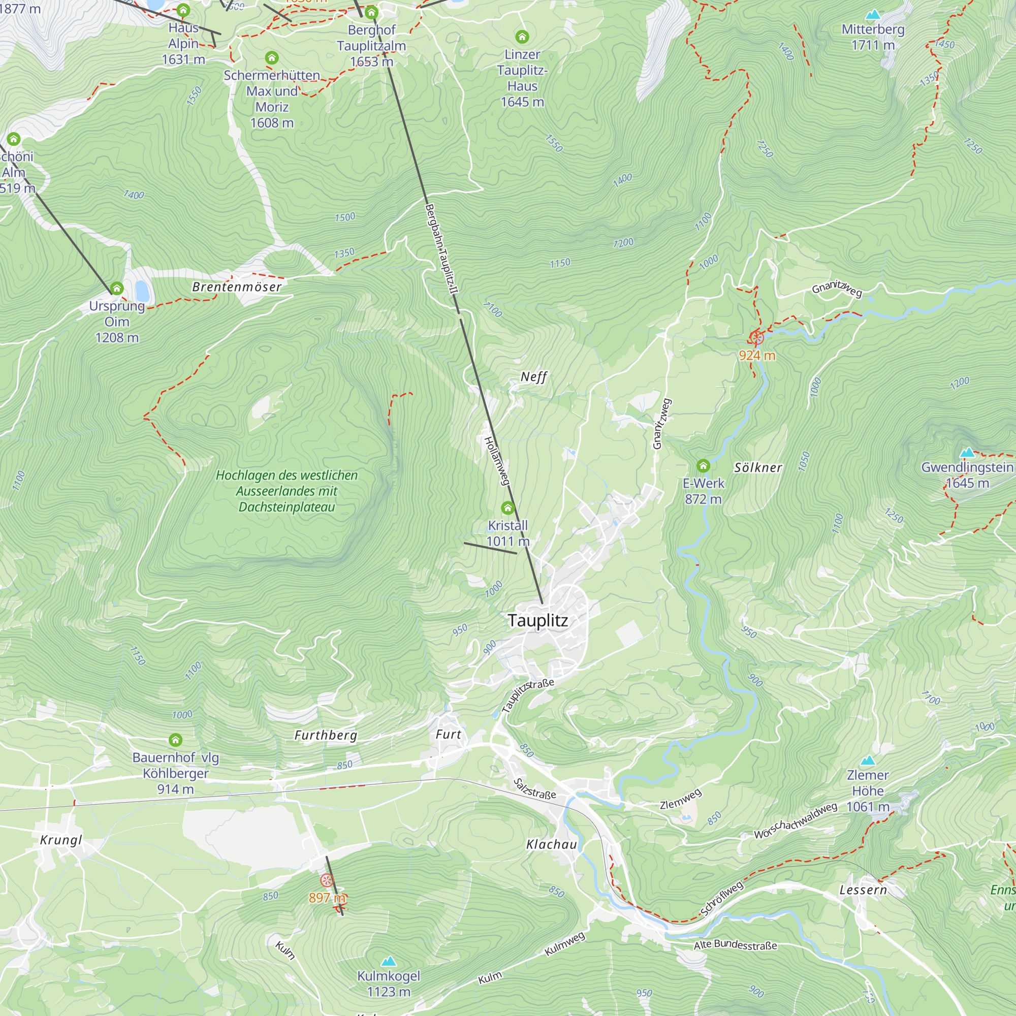 Kristall map