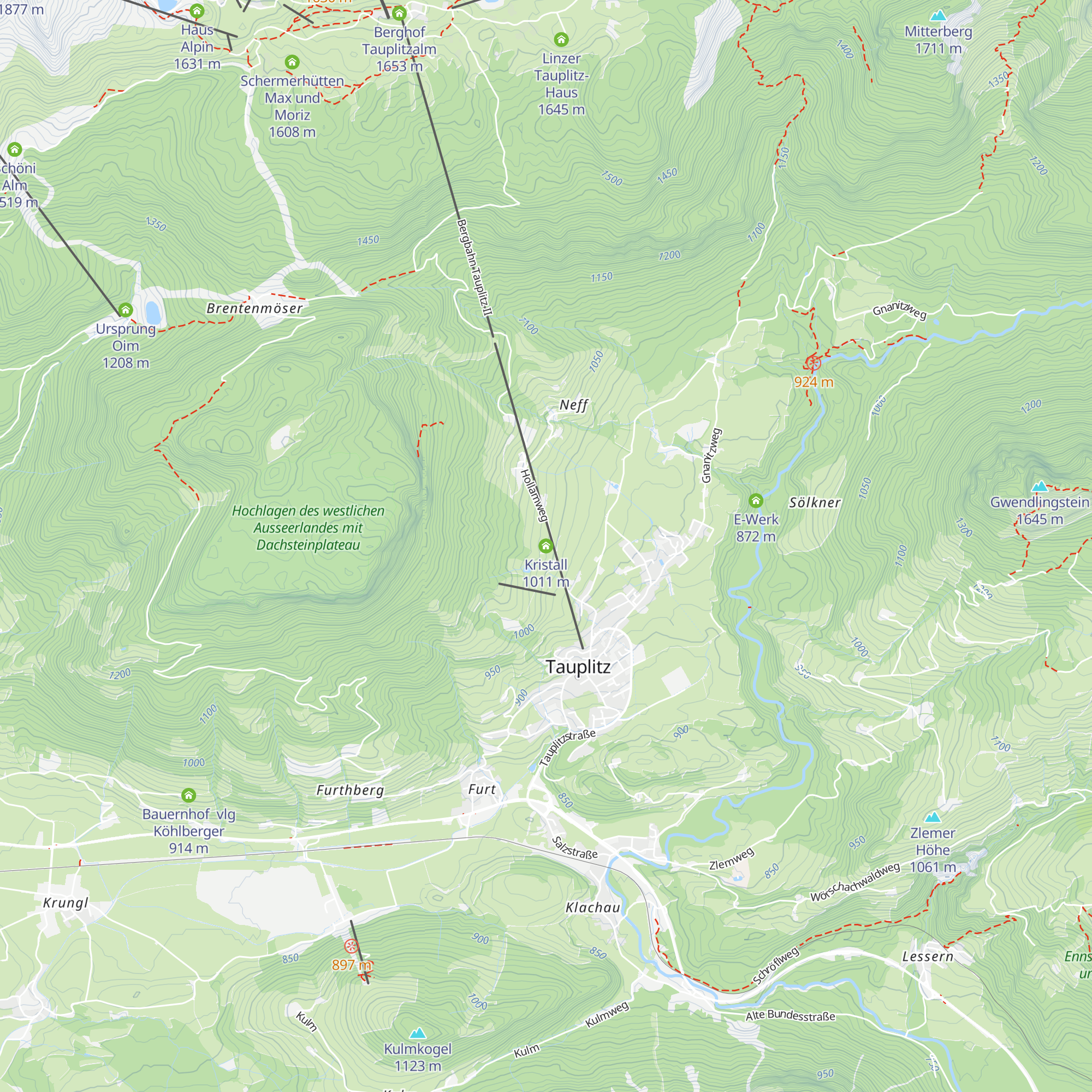 Kristall map