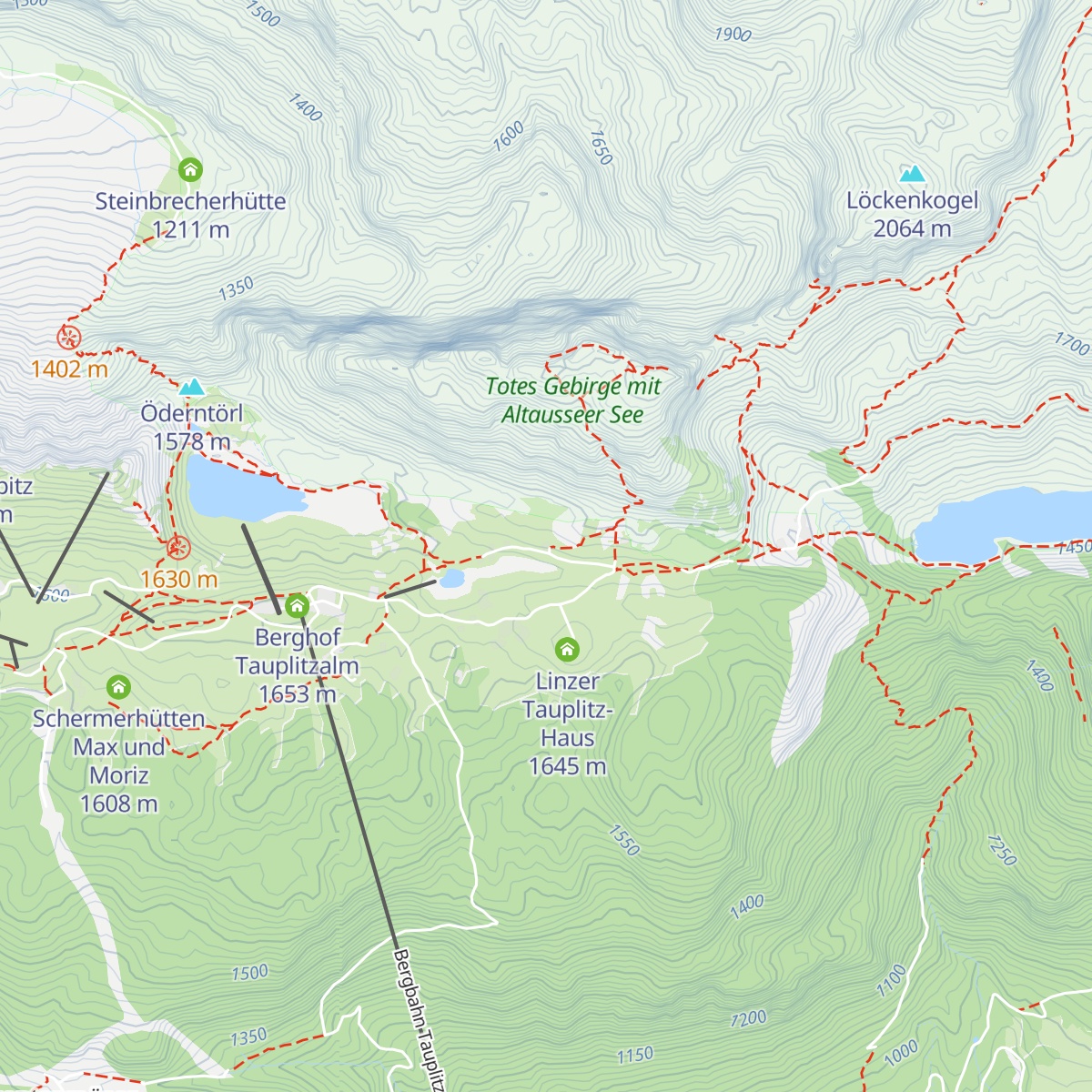 Grazer Hütte map
