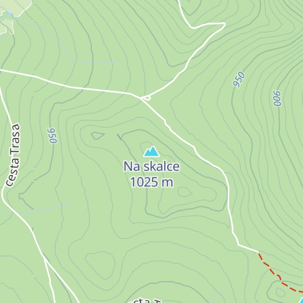 Map of Na skalce
