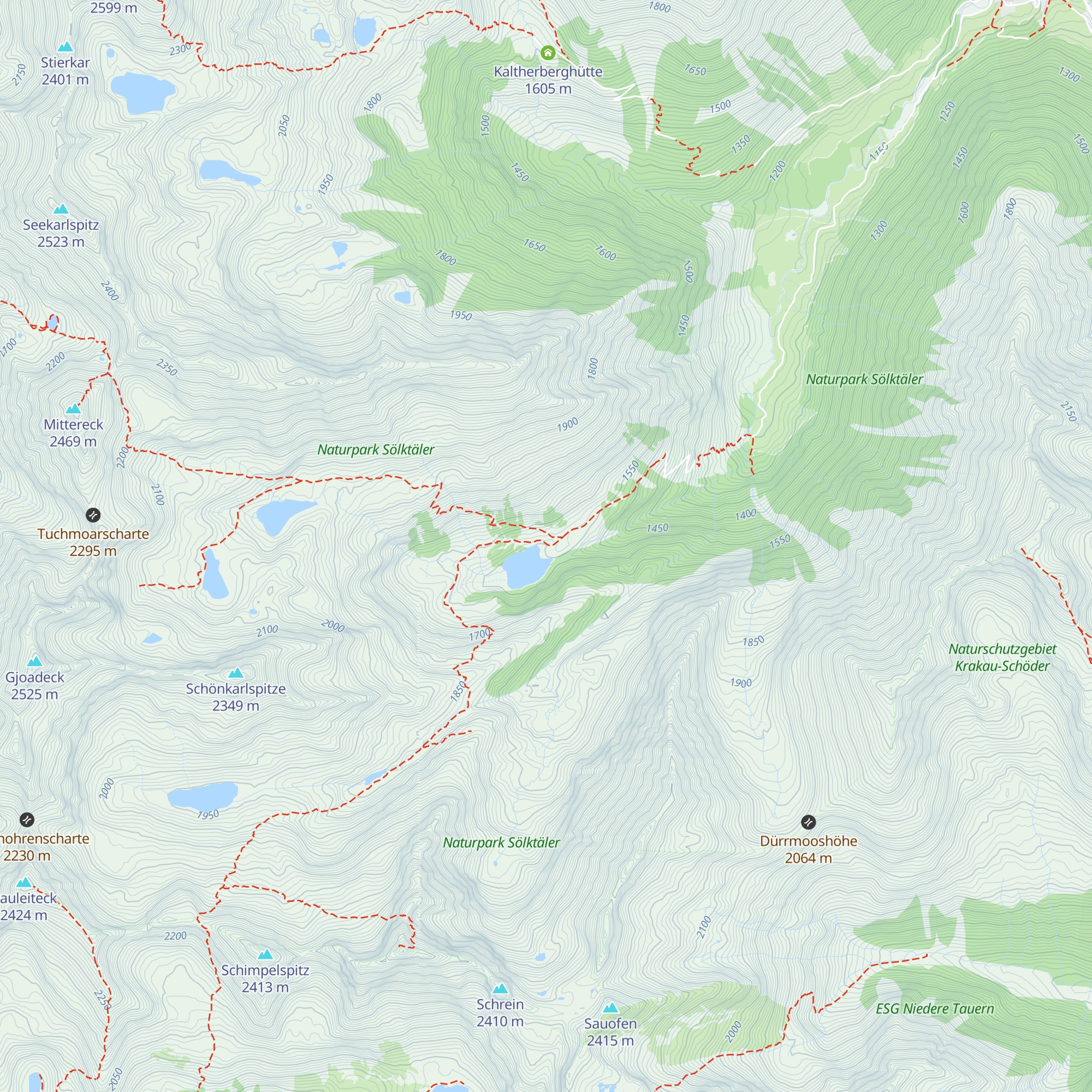 Hohenseealm map
