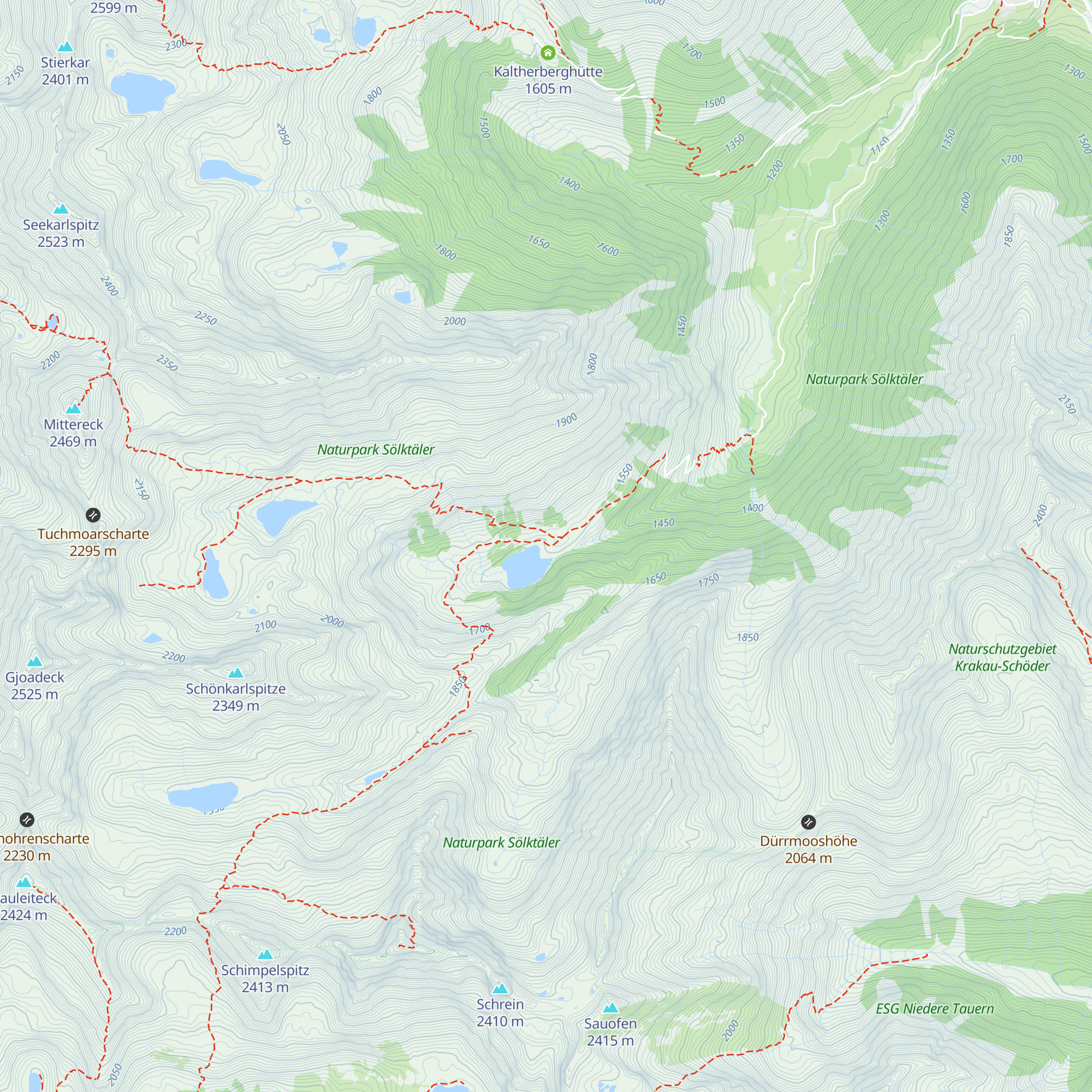 Hohenseealm map