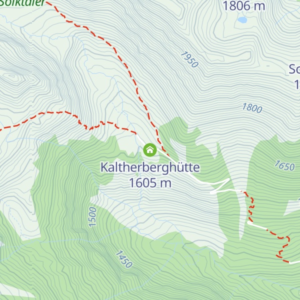 Map of Kaltherberghütte