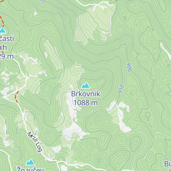 Map of Brkovnik