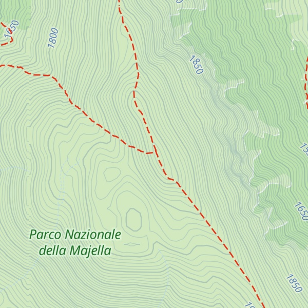 Map of Monte Rotella