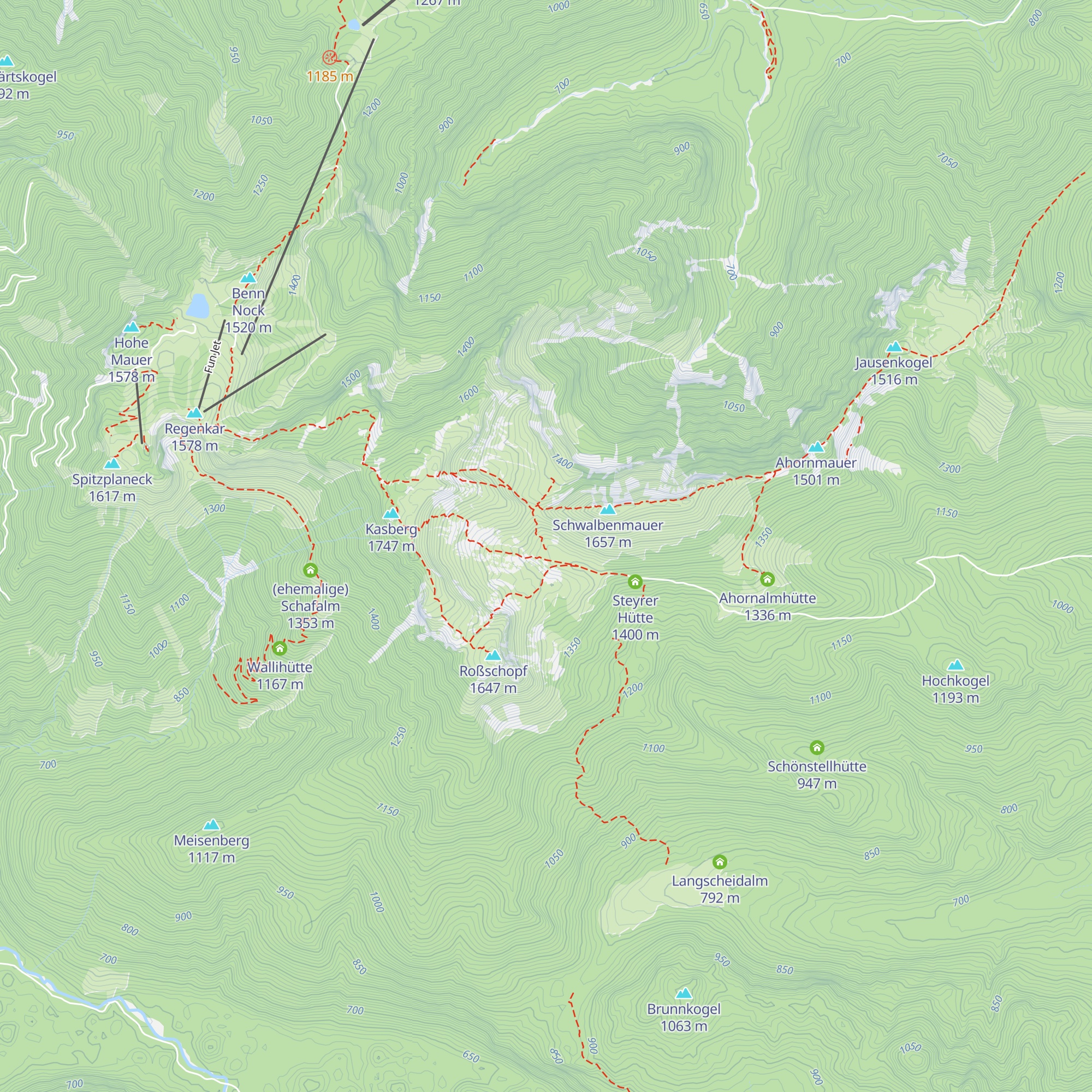Halterhütte map