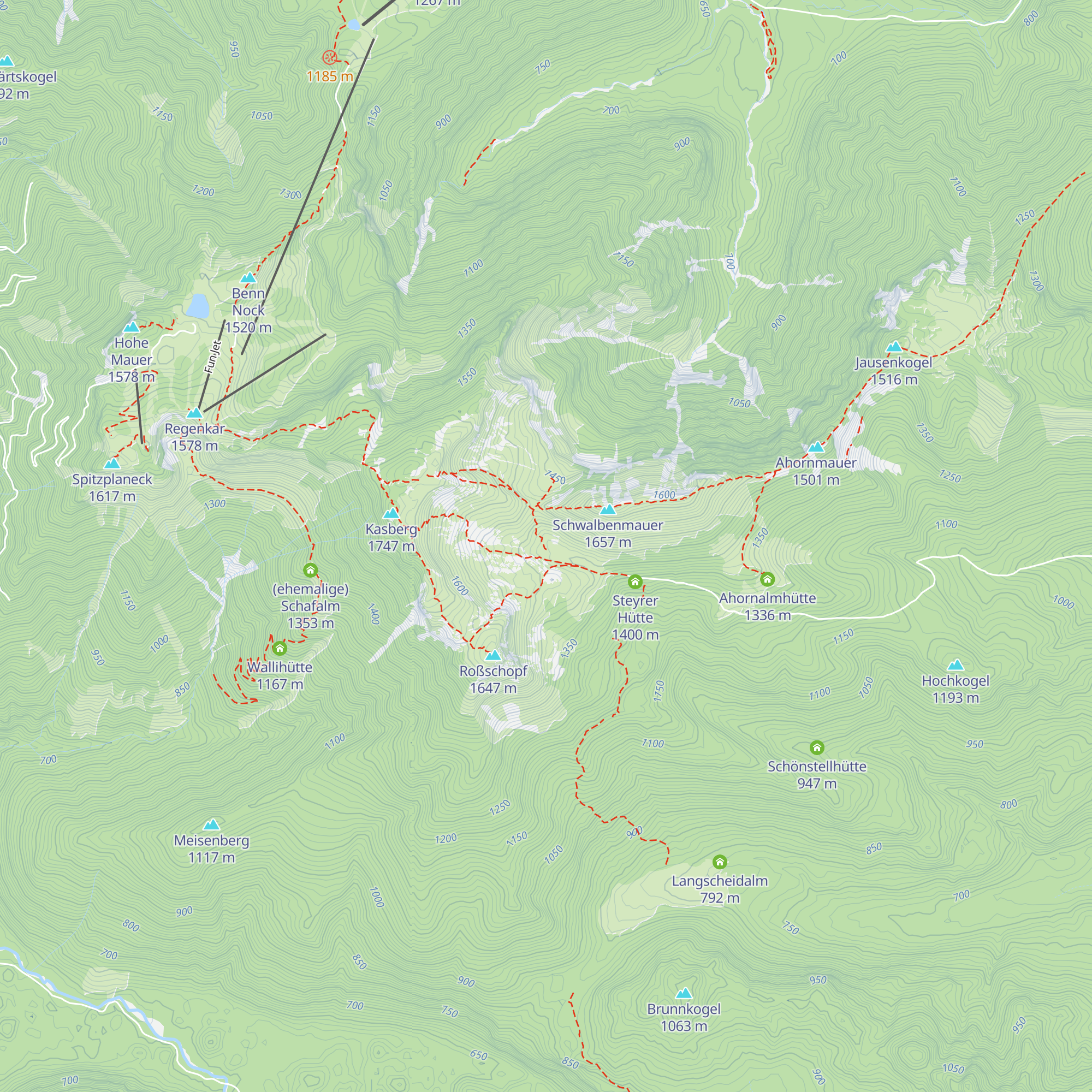 Halterhütte map
