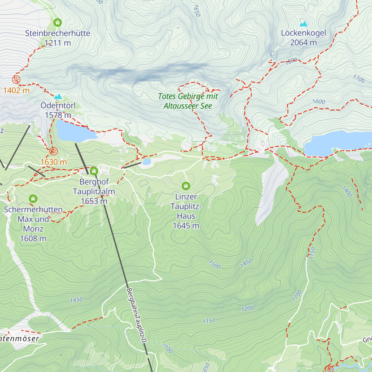 Linzer Tauplitz-Haus map