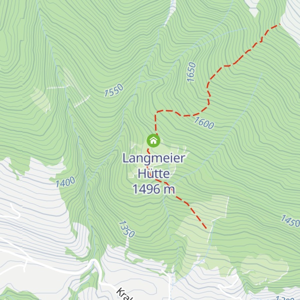 Map of Dorfer Hütten