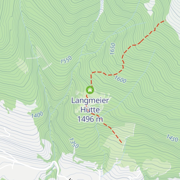 Map of Langmeier Hütte