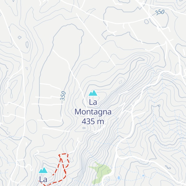 Map of La Montagna