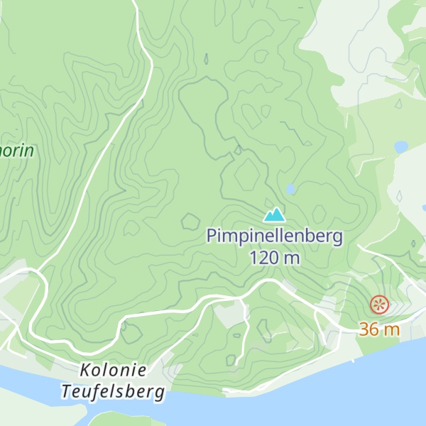 Map of Teufelsberg