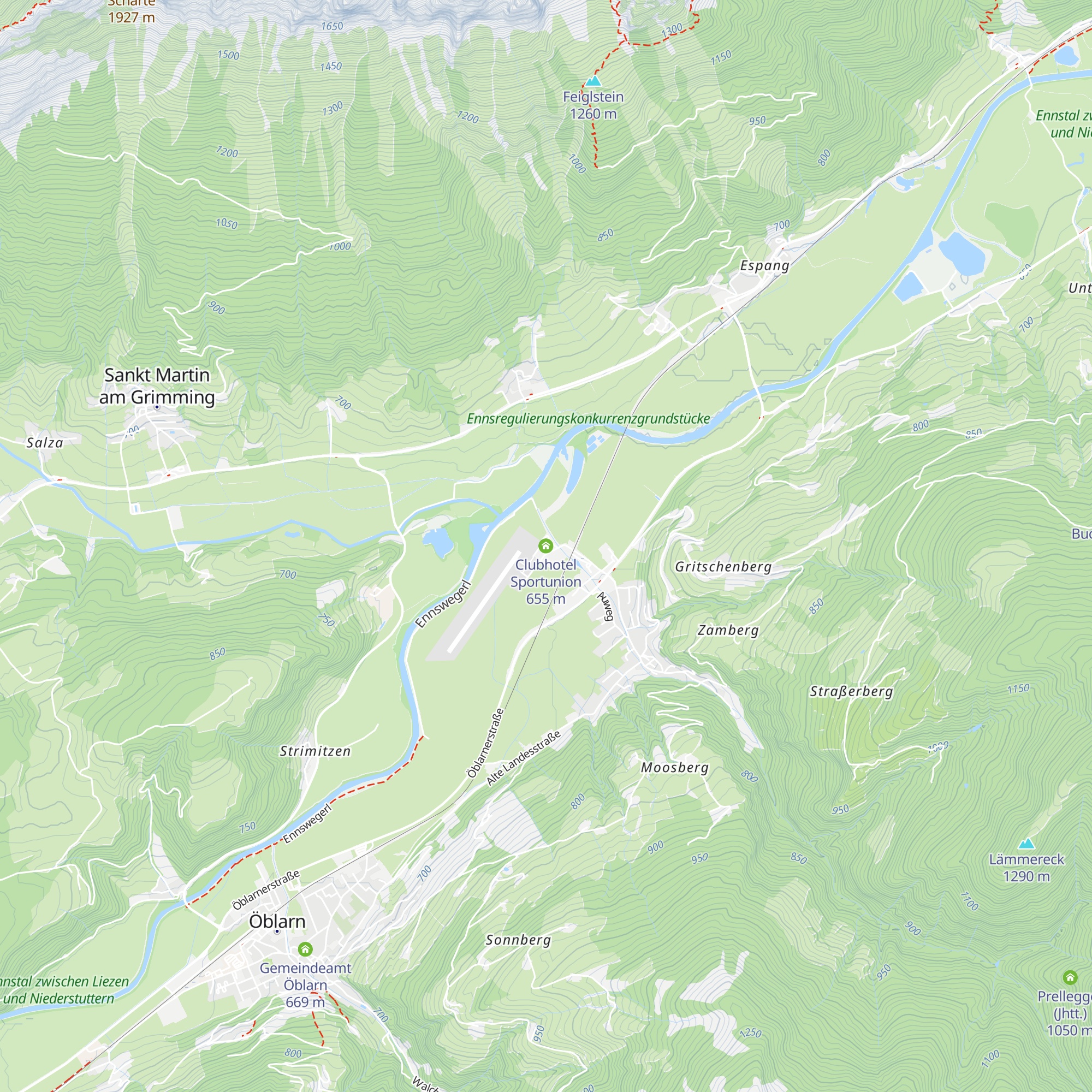 Clubhotel Sportunion map