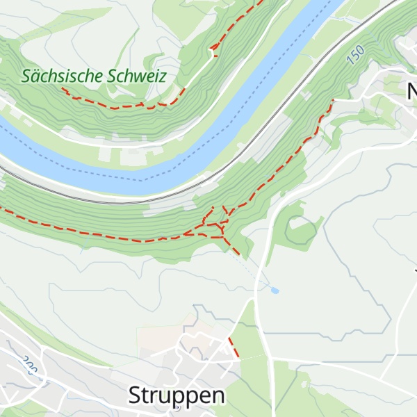 Map of Wanderhütte Obervogelgesang