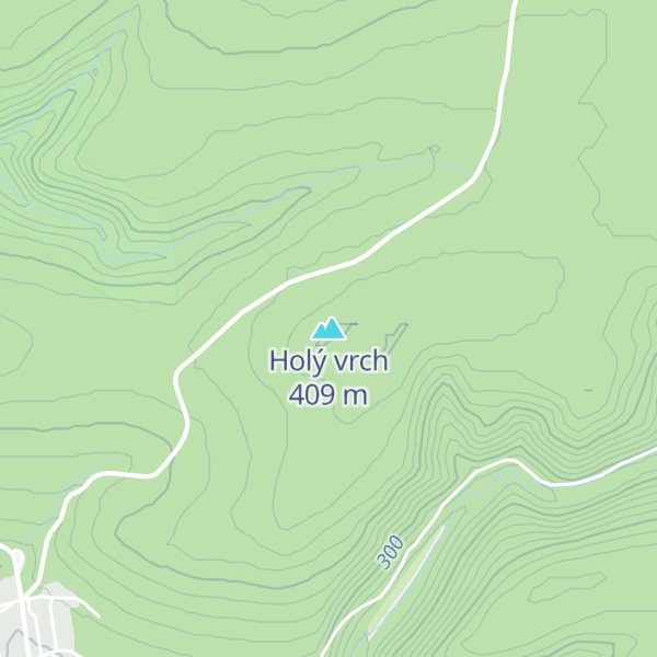 Map of Holý vrch