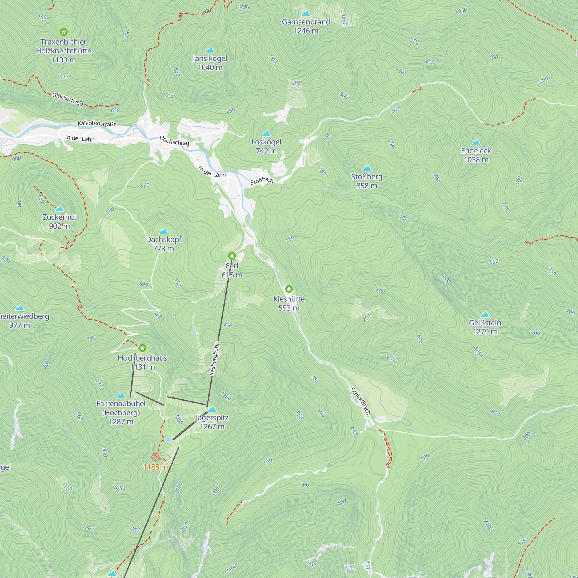 Kieshütte map