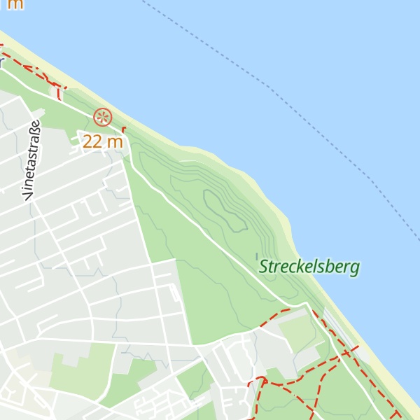 Map of Streckelsberg