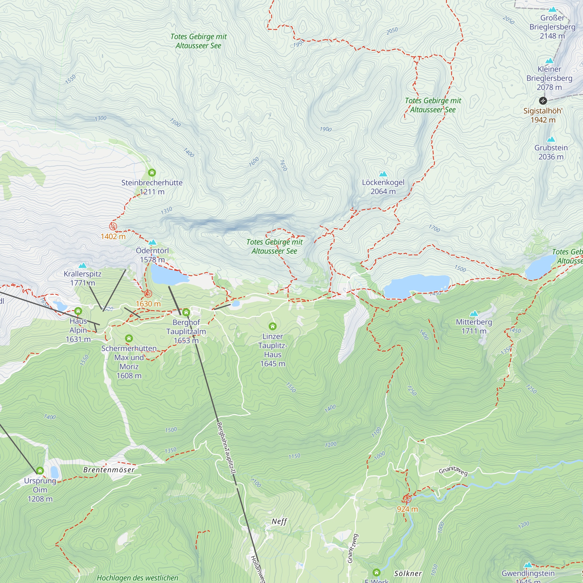 Marburger Hütte map