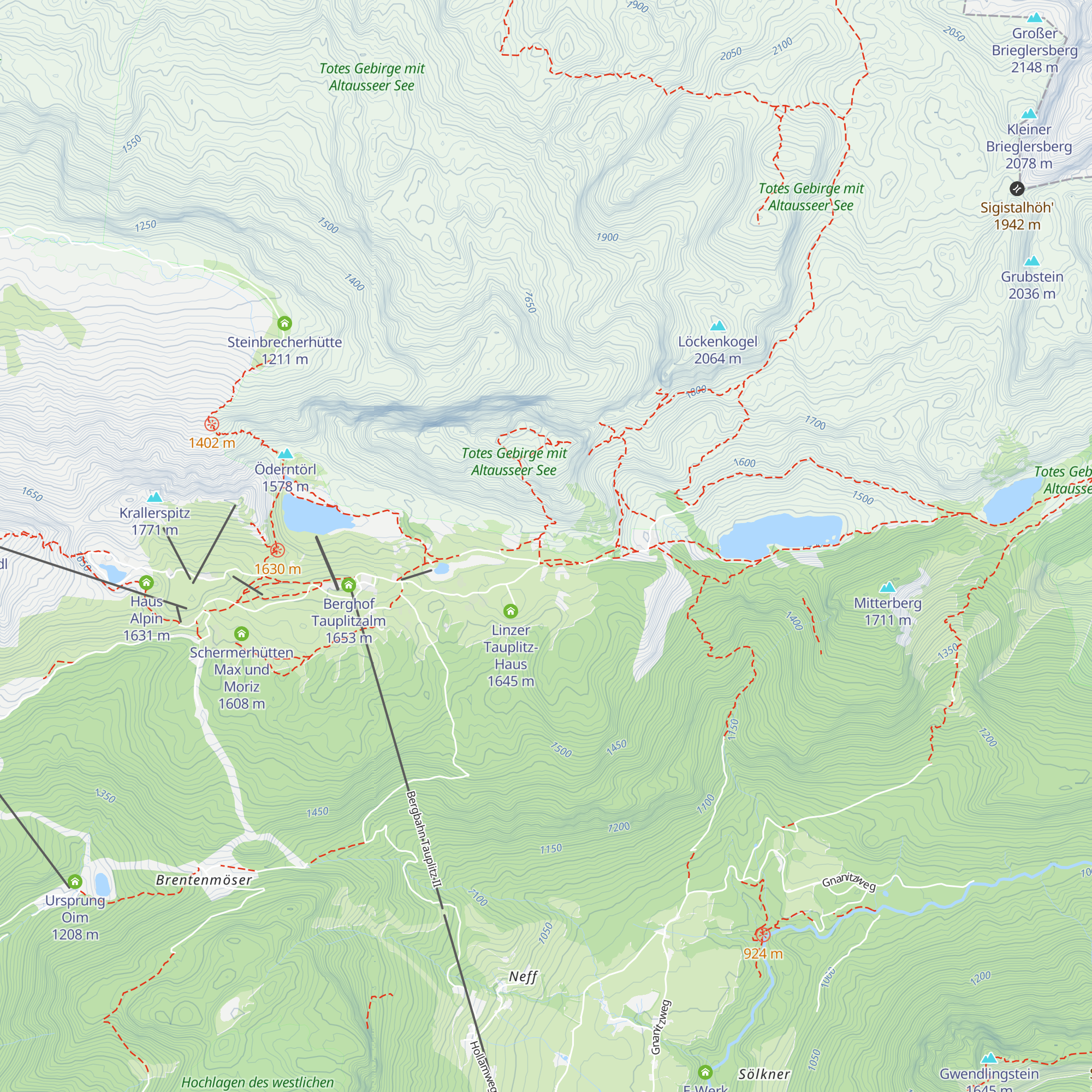 Marburger Hütte map
