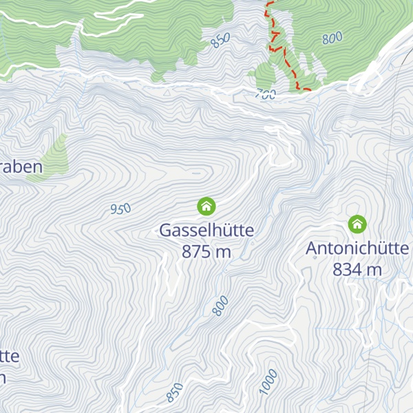 Map of Gasselhütte