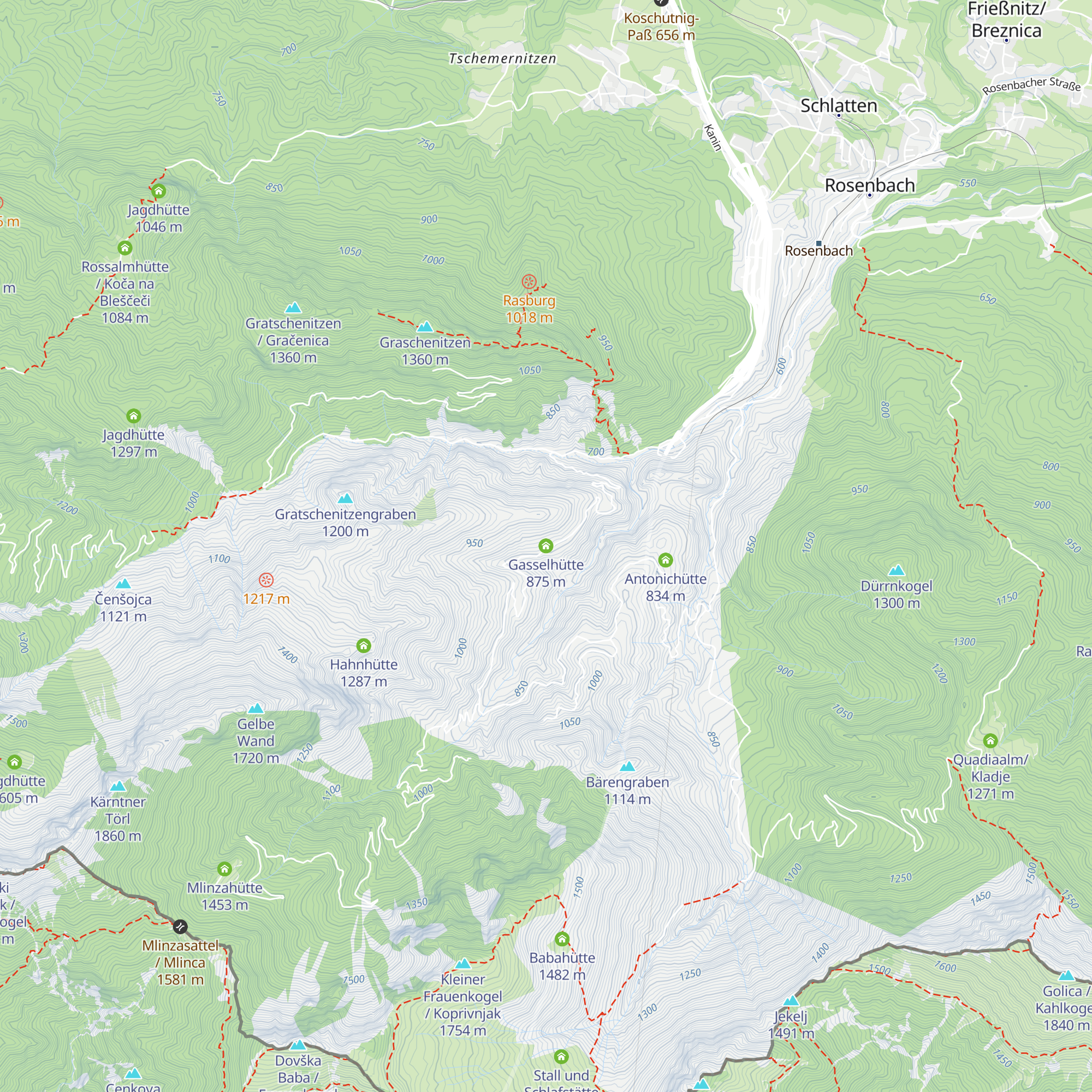 Gasselhütte map