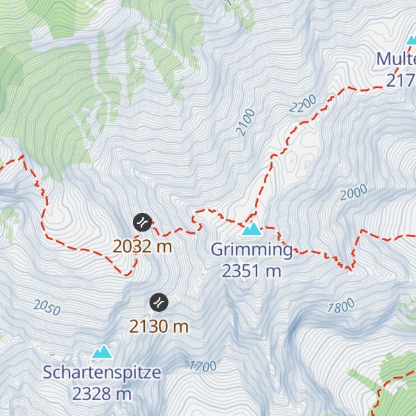 Map of Toni Adam-Dr.Obersteiner-Biwak