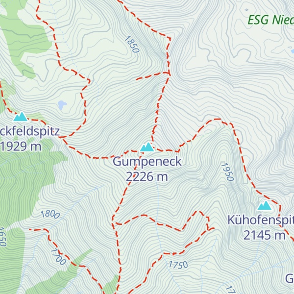 Map of Gumpeneck