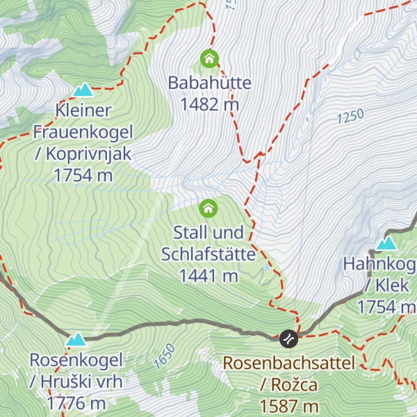 Map of Stall und Schlafstätte