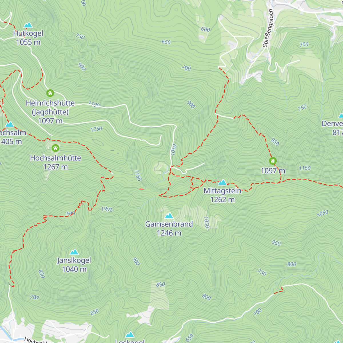 Wolfswiesenhütte map