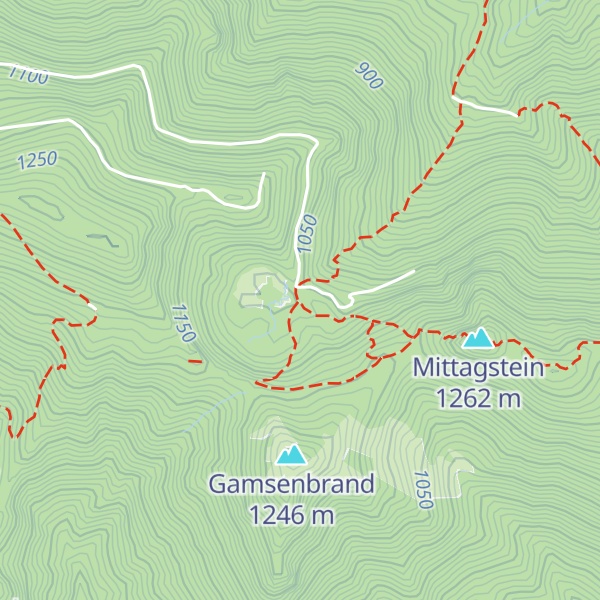 Map of Wolfswiesenhütte