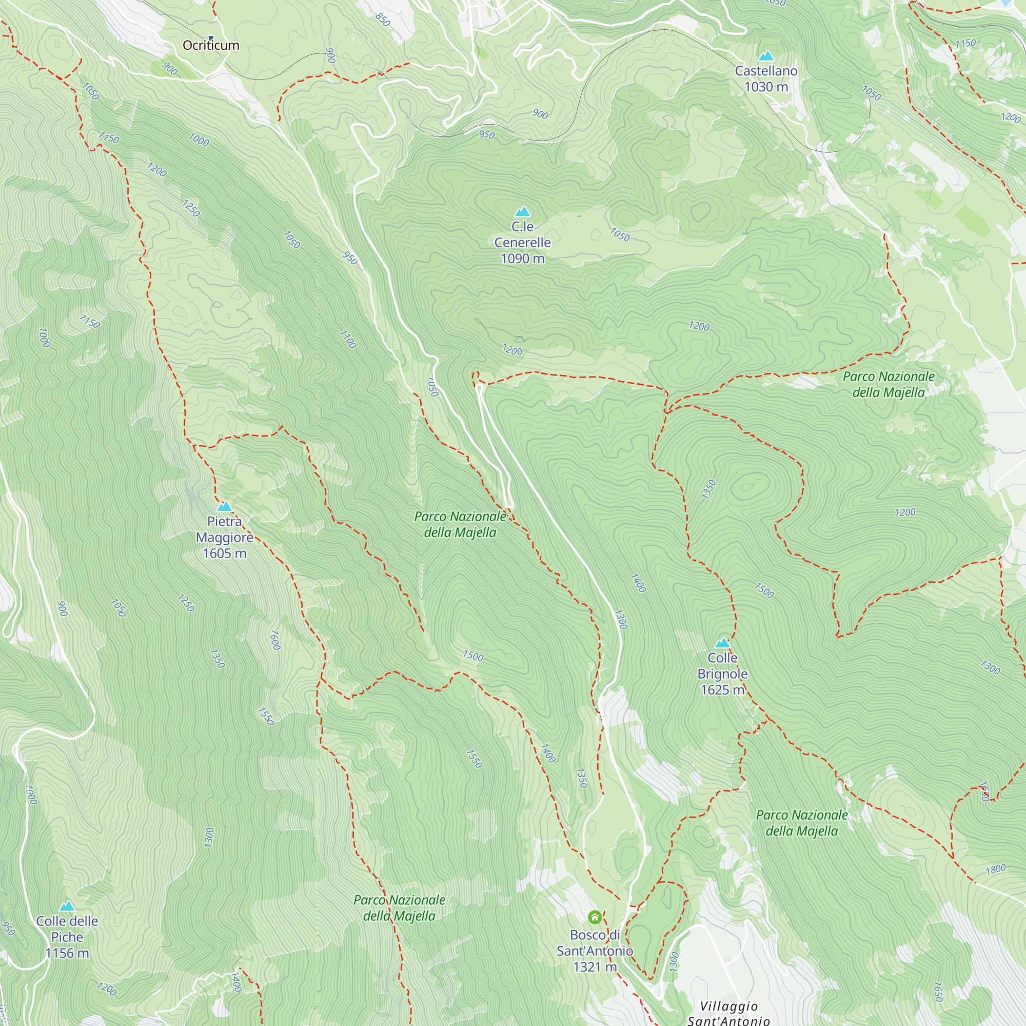 Rifugio Il Maio map