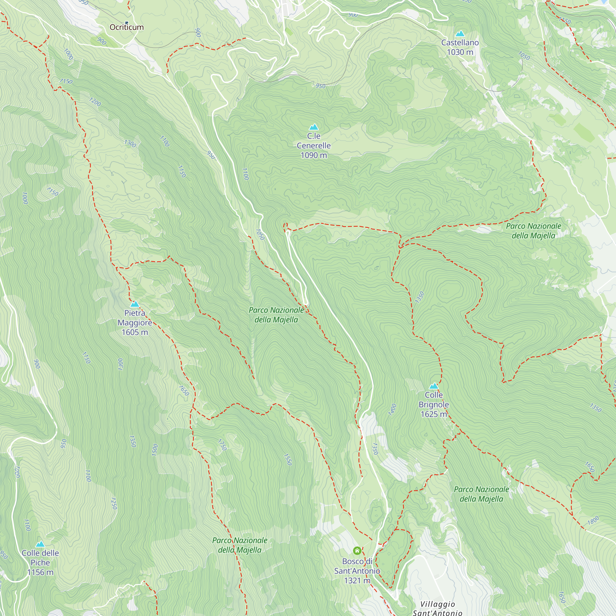 Rifugio Il Maio map