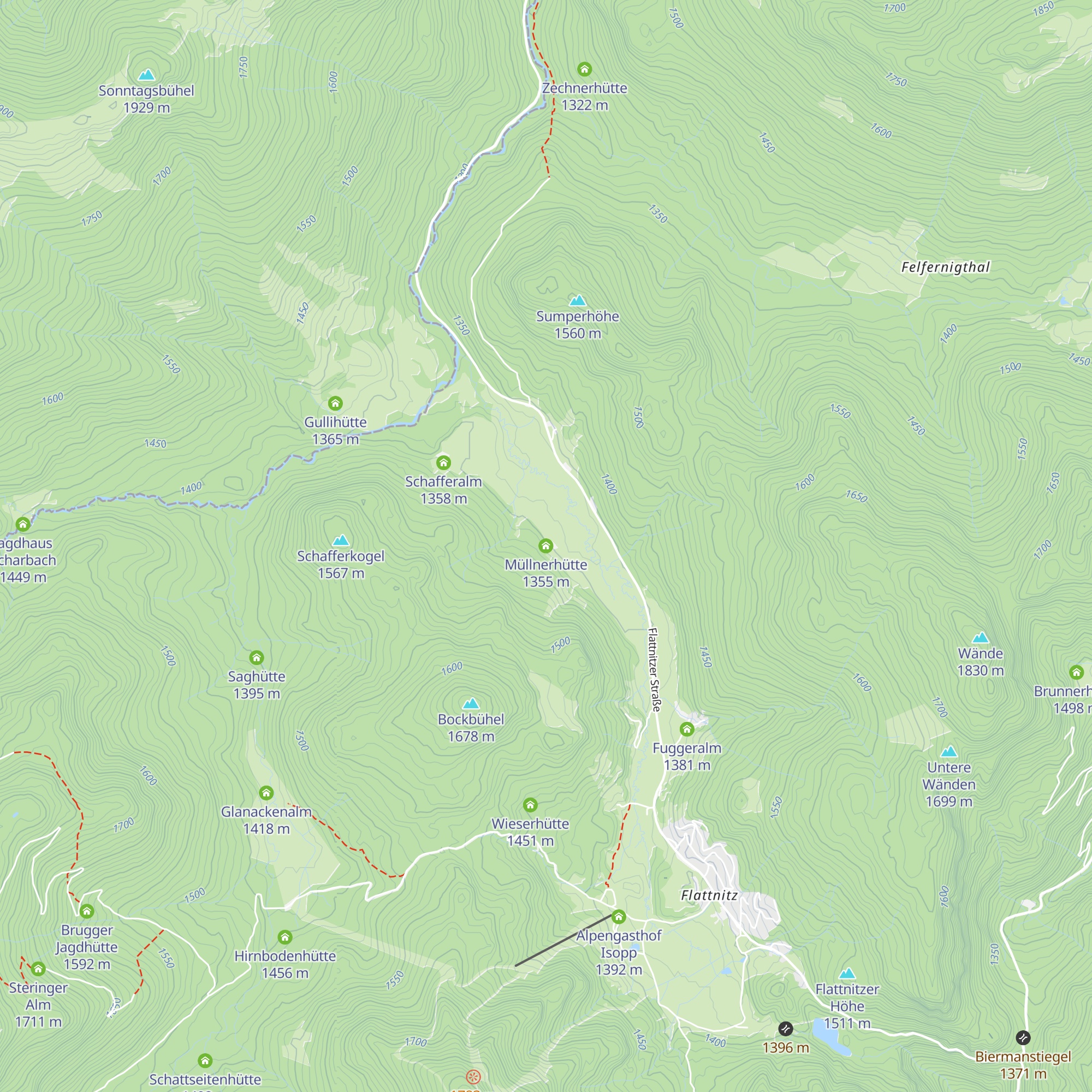 Müllnerhütte map