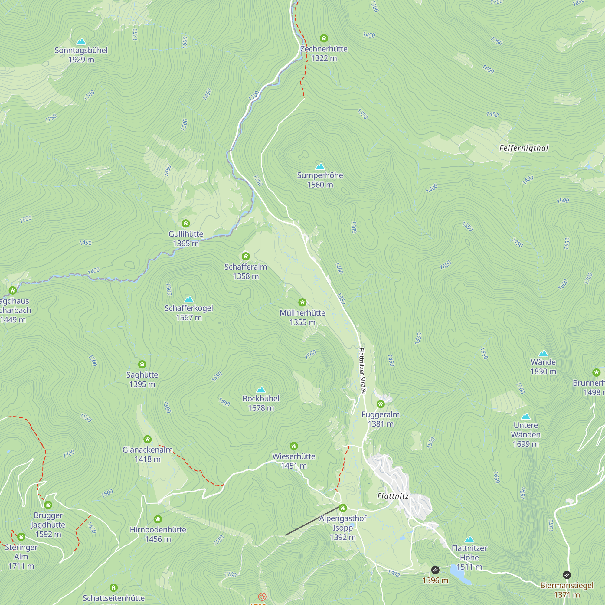 Müllnerhütte map