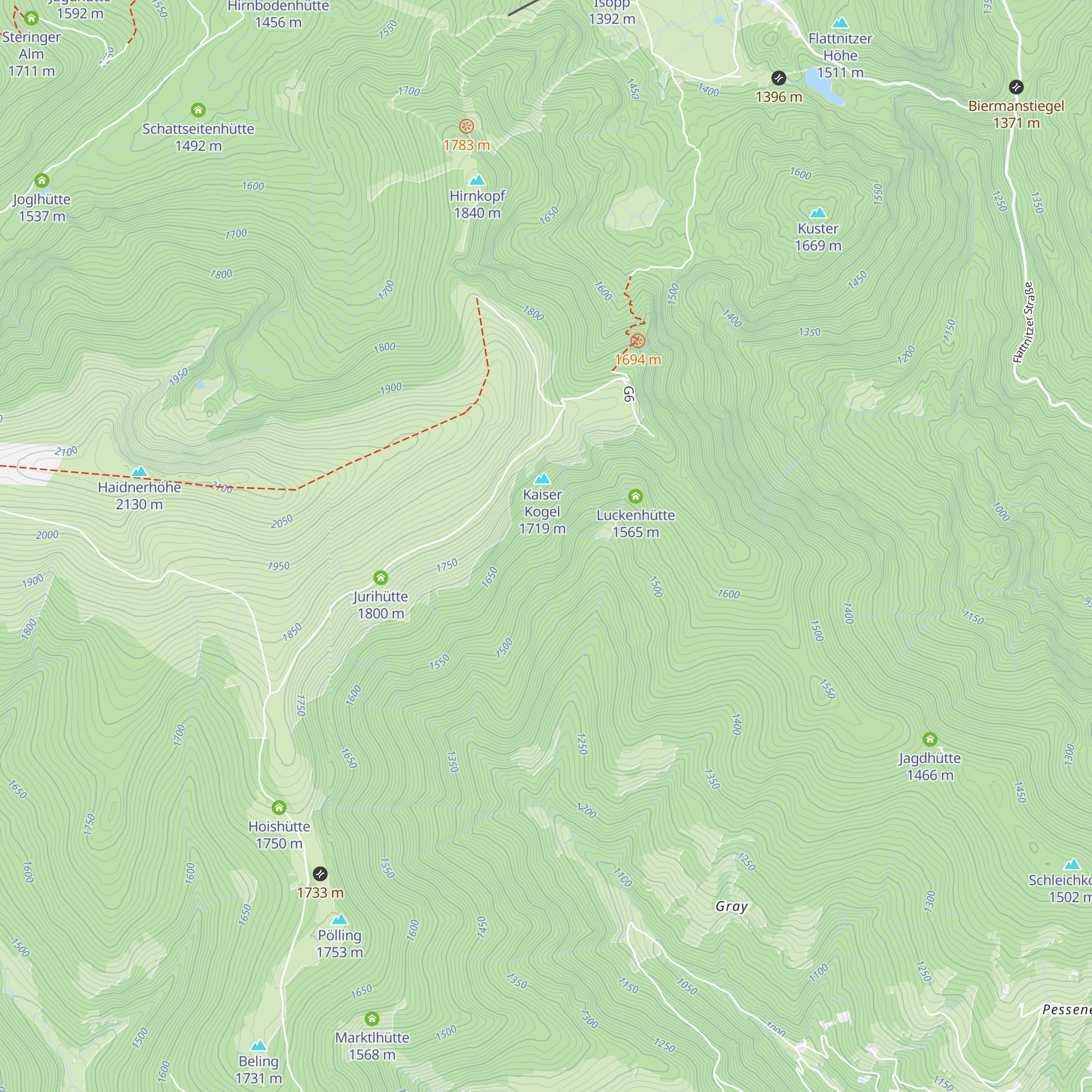 Fischerhütte map