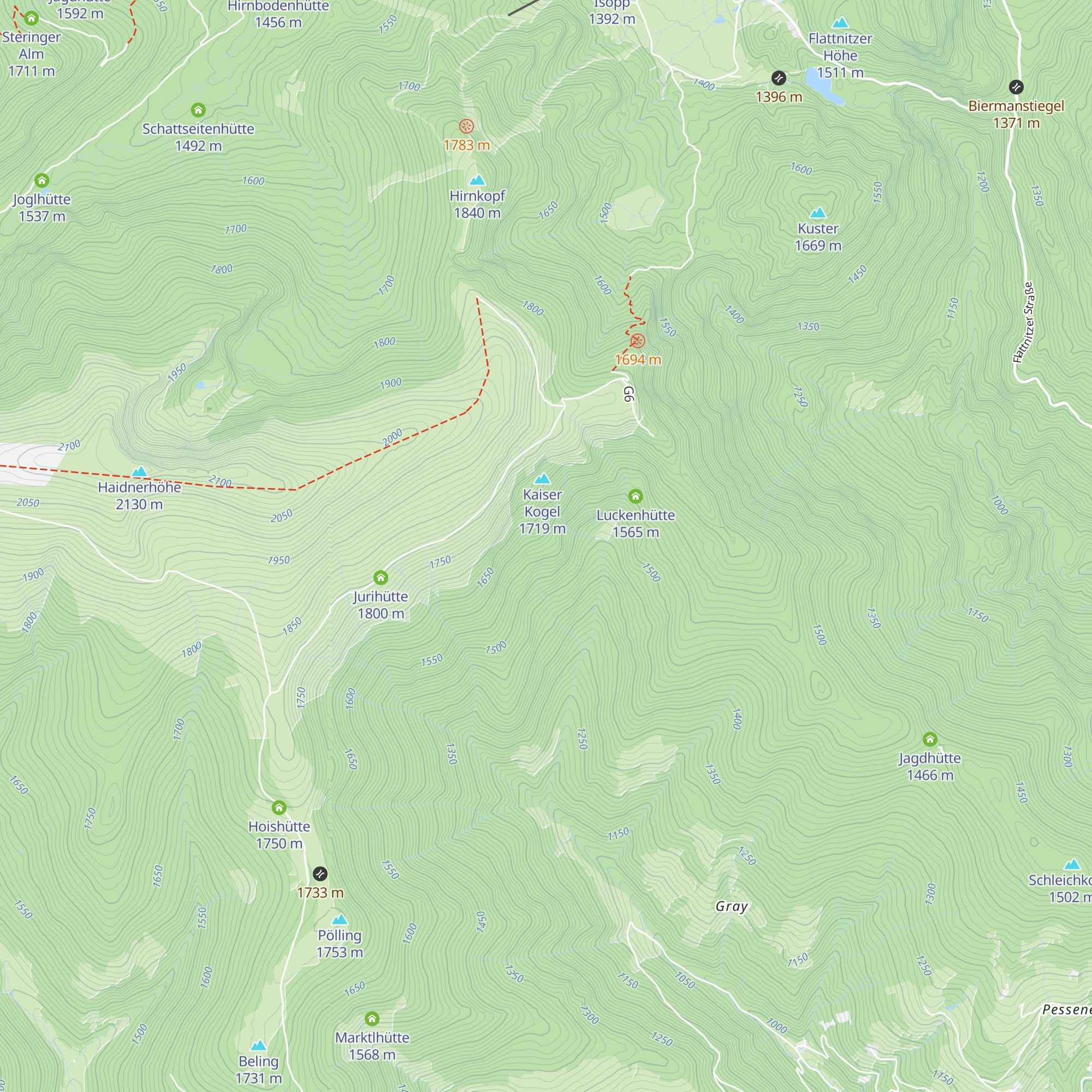 Fischerhütte map