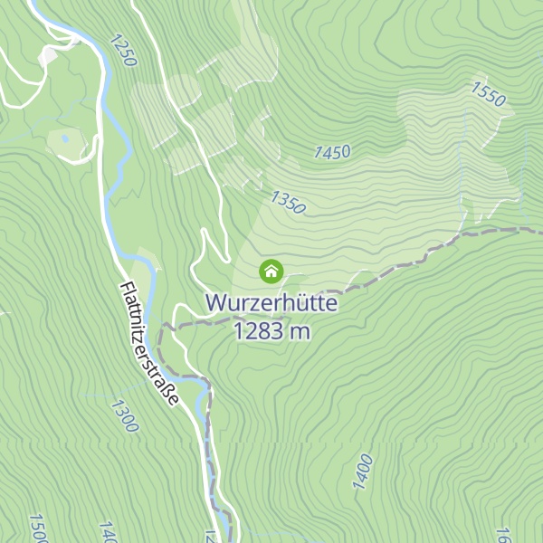 Map of Wurzerhütte