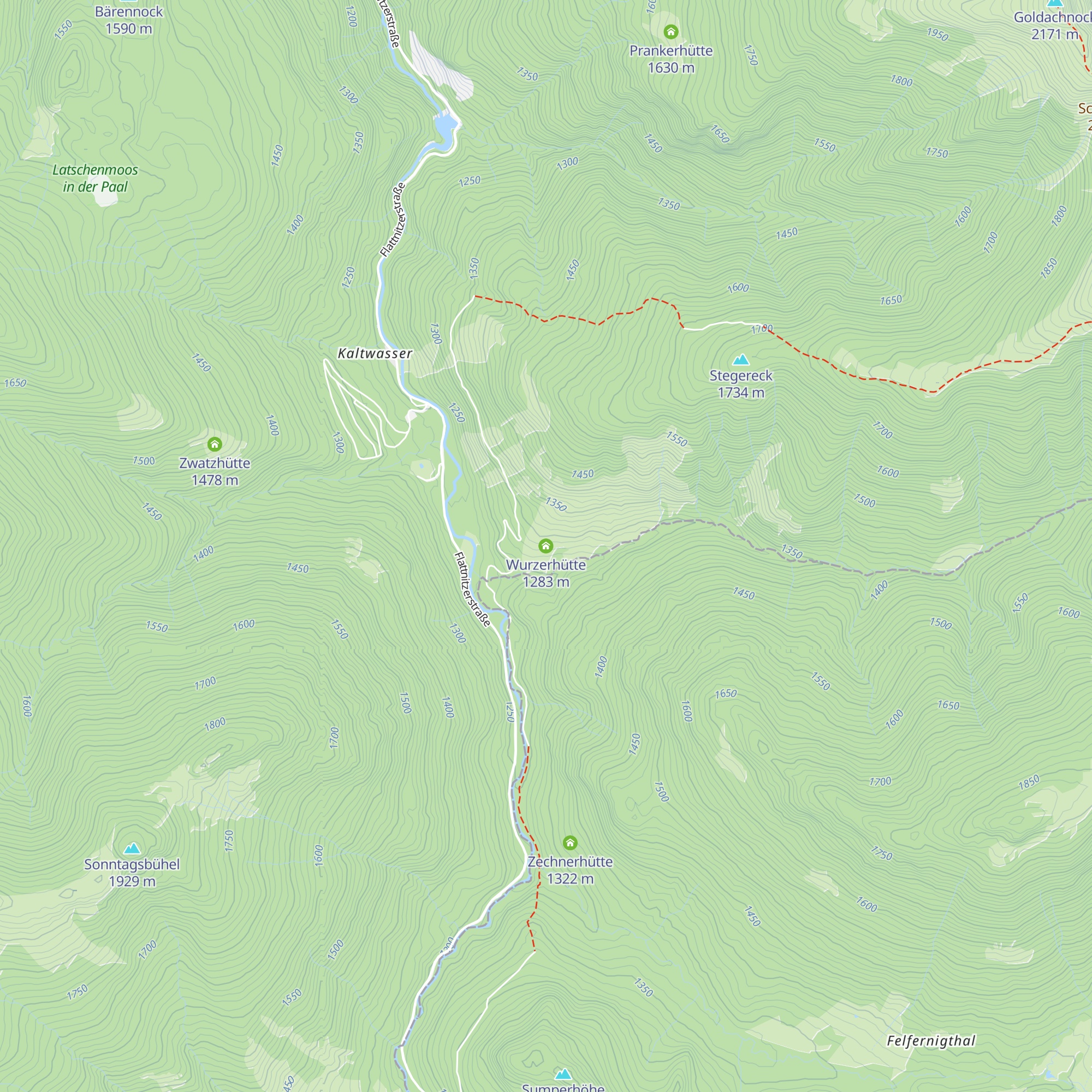 Wurzerhütte map