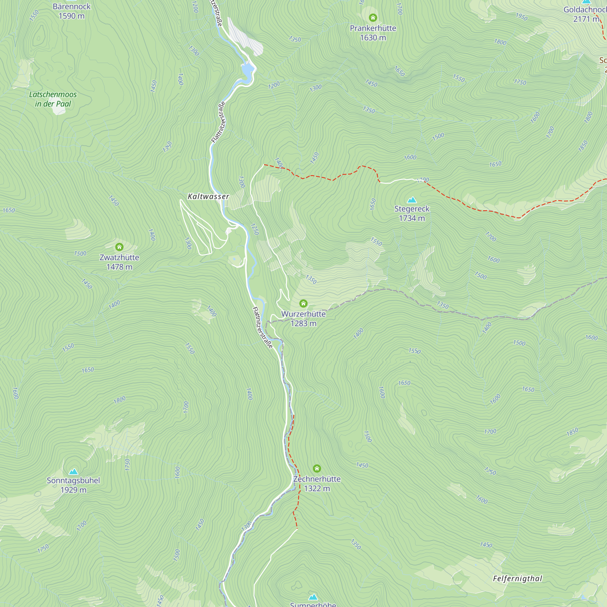 Wurzerhütte map