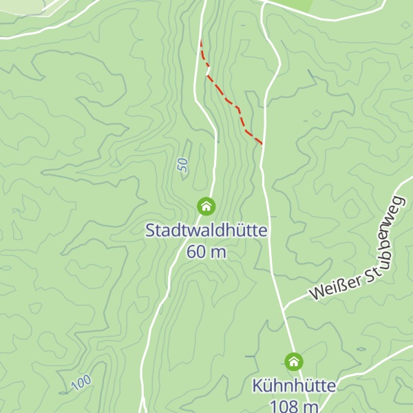 Map of Stadtwaldhütte