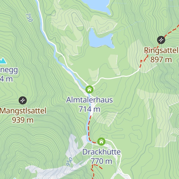 Map of Almtalerhaus