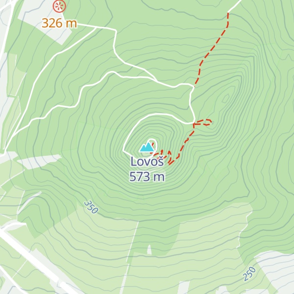 Map of Lovoš