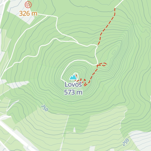 Map of Bouda na Lovoši