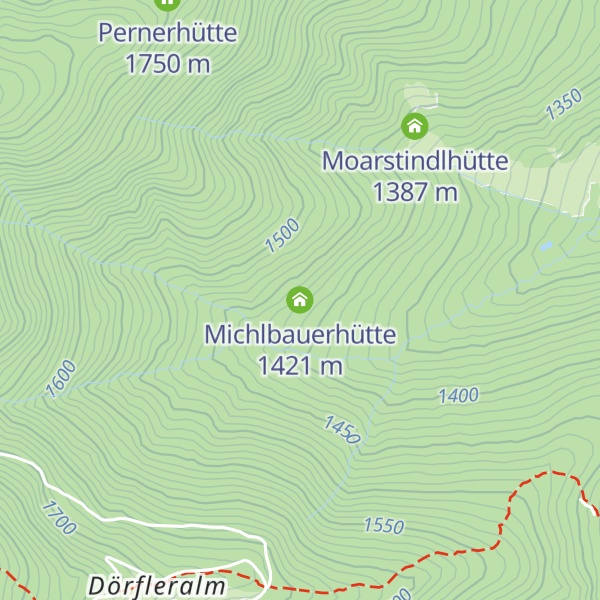 Map of Michlbauerhütte