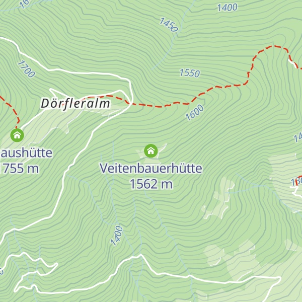 Map of Veitenbauerhütte