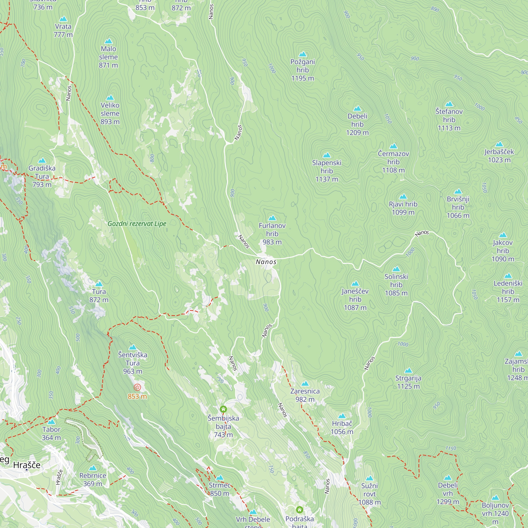 Furlanovo zavetišče pri Abramu map