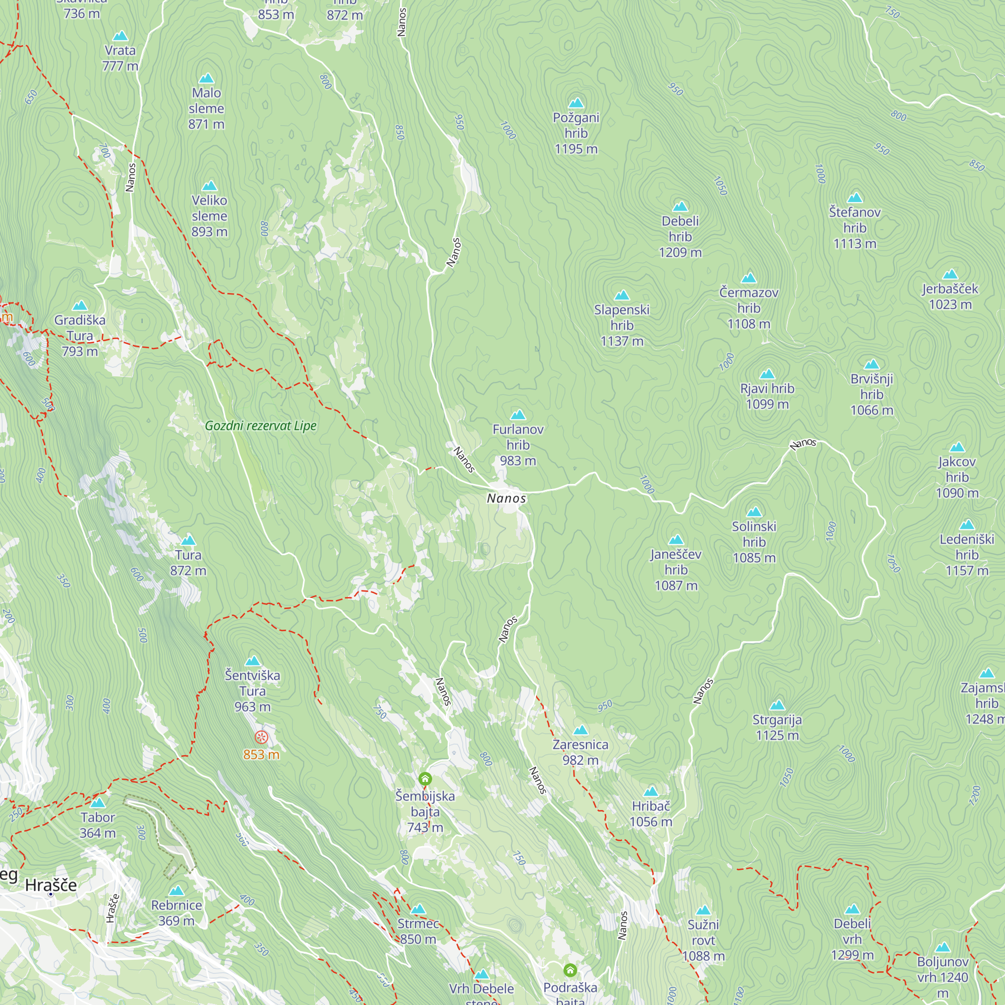 Furlanovo zavetišče pri Abramu map